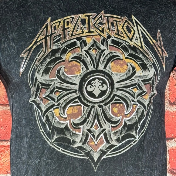 Affliction Men's Short Sleeve Graphic T-shirt - Size: Small -NWT - Picture 4 of 11